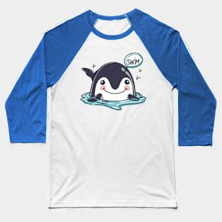 Swim orca Baseball T-Shirt